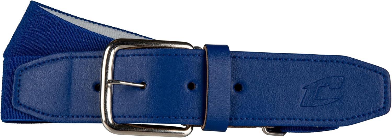 Baseball Belt with Leather Tab