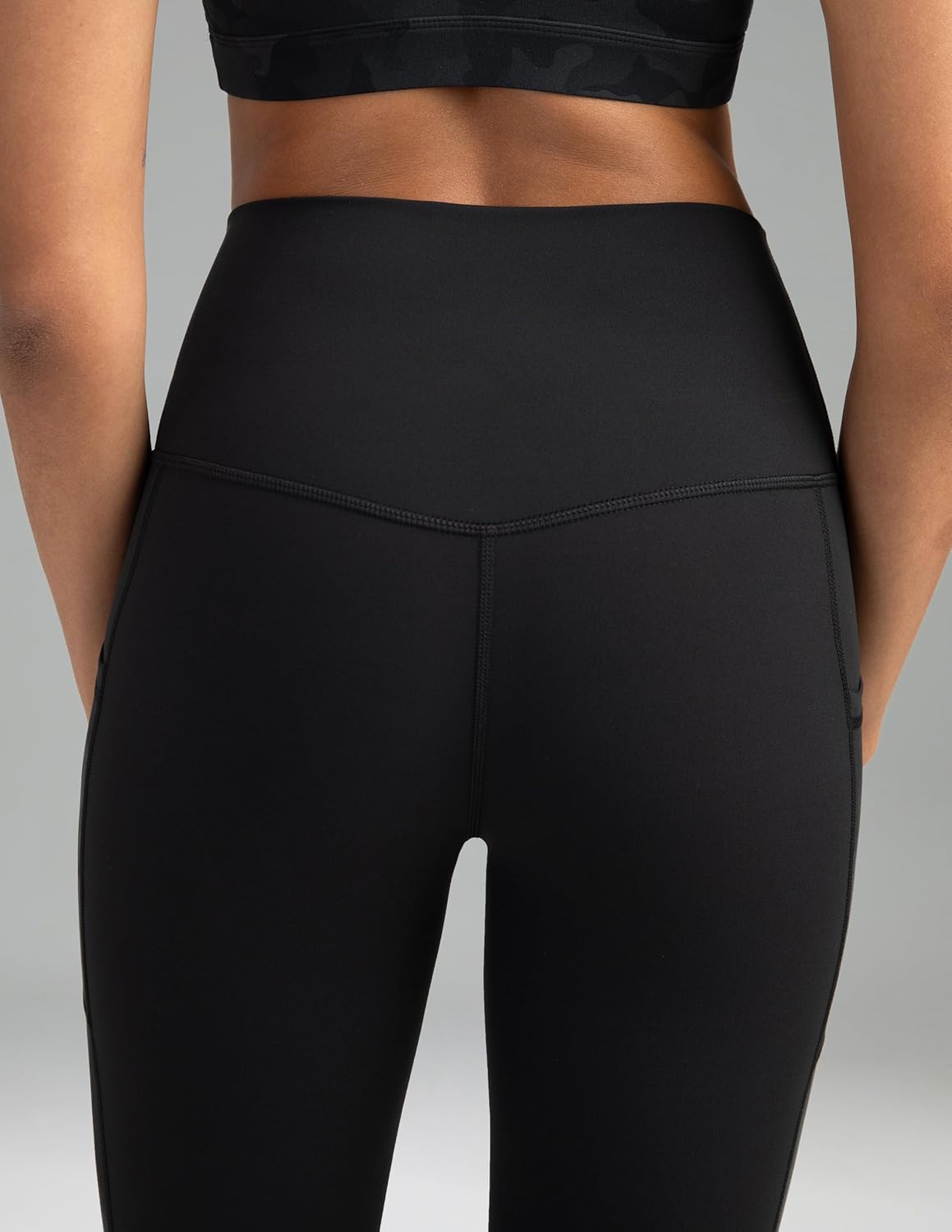 Women's High Waisted Yoga Pants 7/8 Length Leggings with Pockets - Image 4