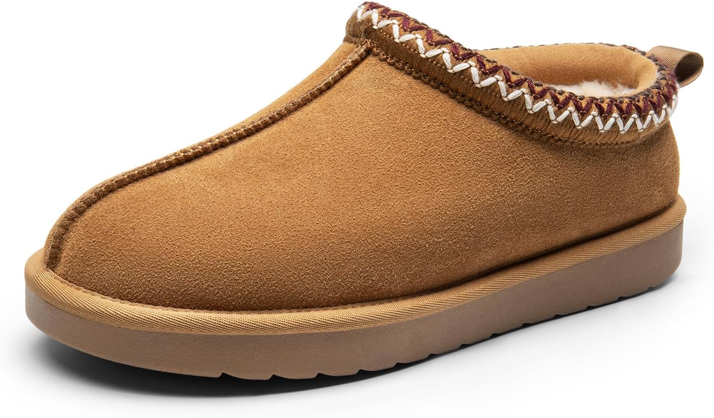 Women's Fuzzy Cozy Slippers Genuine Suede Indoor Outdoor Fluffy Home Comfy Winter Slip On Cute Warm Memory Foam Furry Shoes FuzzyEasy