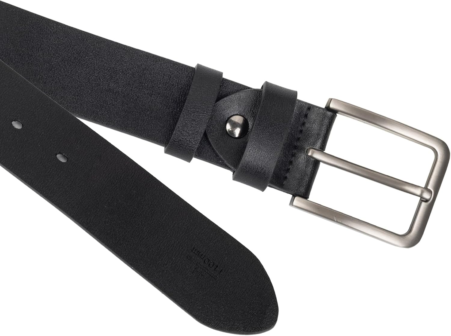 Mens Casual-Leather-Belt Classic-Adjustable Genuine-Leather Waist Strap Every Day Jeans Belts - Image 5